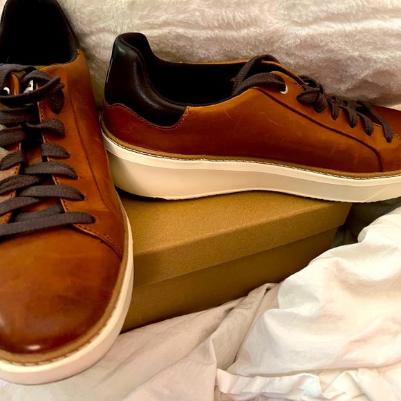 Cole Haan Men’s Grand Series GrandPro Topspin Sneaker British Tan - Picture 3 of 9